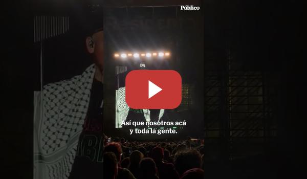 Embedded thumbnail for El llamamiento de Residente sobre Gaza: &quot;A todo el mundo que ejerza presión para que lo paren&quot;