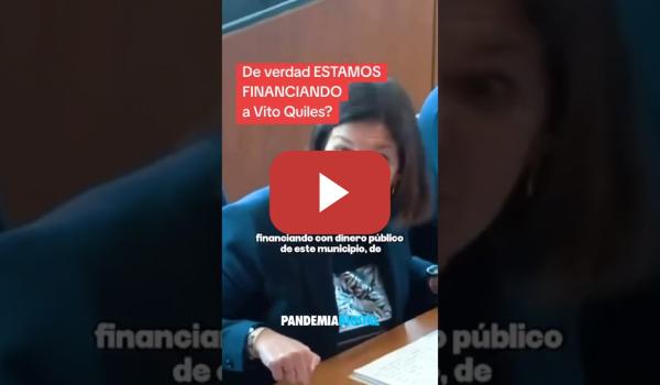 Embedded thumbnail for Concejala de Calviá al enterarse del financiamiento a Vito Quiles