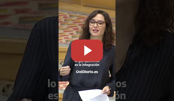 Embedded thumbnail for Ayuso acusa a la izquierda de "promover la islamización y la inmigración pobre