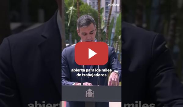 Embedded thumbnail for SÁNCHEZ, sobre la verja de Gibraltar: "Ha sido una herida abierta para quienes cruzaban cada día"
