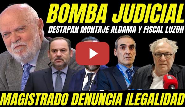 Embedded thumbnail for MAGISTRADO DENUNCIA MONTAJE JUDICIAL FISCAL LUZÓN Y ALDAMA "EKAIZER SUELTA BOMBA CASO ÁBALOS"