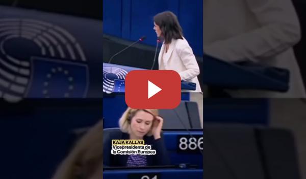 Embedded thumbnail for Irene Montero pone a Kaja Kallas en su sitio por su silencio por los secuestrados por Israel