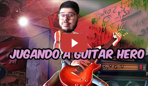 Embedded thumbnail for JUGANDO A GUITAR HERO
