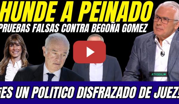 Embedded thumbnail for ⚡ JUEZ Garzón DESTROZA al JUEZ Peinado por PRESENTAR PRUEBAS FALSAS contra Begoña Gómez