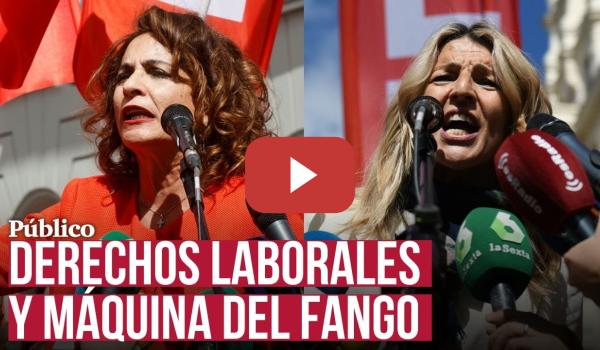 Embedded thumbnail for El tándem Yolanda Díaz y María Jesús Montero reivindica la democracia el 1 de mayo