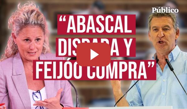 Embedded thumbnail for Montse Mínguez, demoledora con FEIJÓO: "Lo que sí que es una DESGRACIA es la estrategia del PP"
