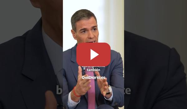 Embedded thumbnail for Pedro Sánchez, sobre la propuesta de Rufián