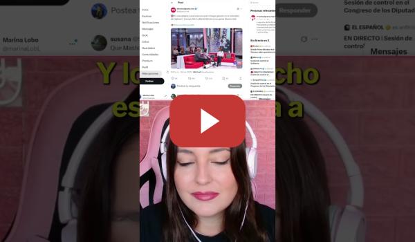 Embedded thumbnail for Marina Lobo desmonta a Mariló: “TVE es sanchista… pero dame un MasterChef”