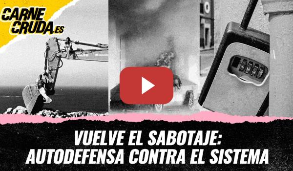 Embedded thumbnail for T12x144 - Vuelve el sabotaje: autodefensa contra el sistema (CARNE CRUDA)