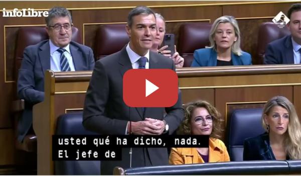 Embedded thumbnail for Sánchez, a Feijóo: &quot;Lo que no son decentes son sus silencios&quot;