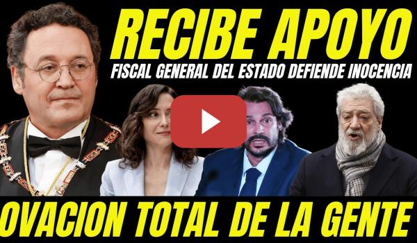 Embedded thumbnail for OVACIONAN AL FISCAL GENERAL ESTADO "DEFIENDE SU INOCENCIA Y RETRATA MONTAJE JUDICIAL"