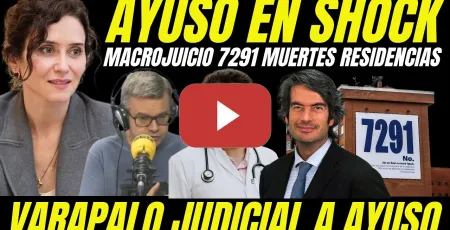 Embedded thumbnail for VARAPALO JUDICIAL A AYUSO "JUEZA PIDE APERTURA MACROJUICIO 7201 MUERTES EN RESIDENCIAS"