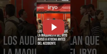 Embedded thumbnail for La maquinista del Iryo avisó a Atocha antes del accidente: "Estoy aún detenida"