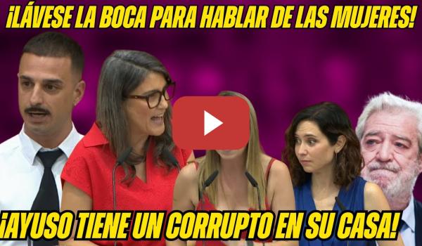 Embedded thumbnail for ¡SOMANTA a AYUSO y MAR! ¡LÁVESE la BOCA! INSULTA a MUJERES de IZQUIERDAS &quot;ESE MUNDO llamado NAVARRA&quot;