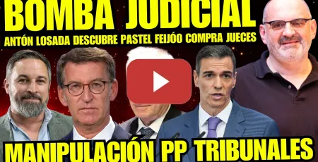 Embedded thumbnail for ¡BOMBAZO! ANTÓN LOSADA ESTALLA Y DESCUBRE EL PASTEL A FEIJÓO "COMPRA JUECES LEY DE NIETOS"