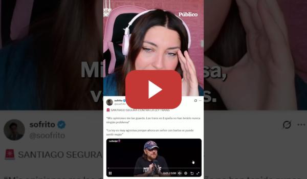 Embedded thumbnail for Marina Lobo desmonta a Santiago Segura: "Las trans en España no han tenido nunca ningún problema".