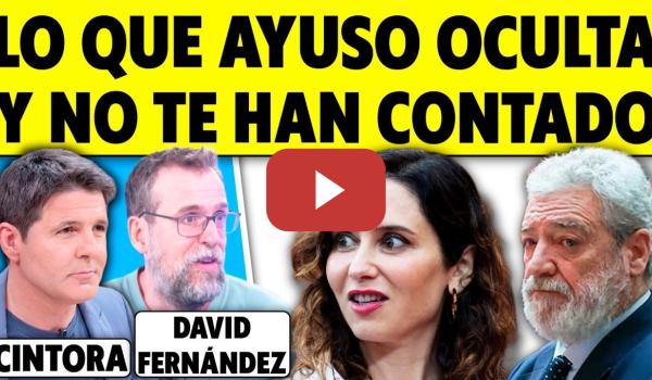 Embedded thumbnail for ¿QUÉ OCULTA AYUSO? ¿QUÉ HAY TRAS SU POLÍTICA? SUS SECRETOS, SUS PACTOS, SUS INTERESES...