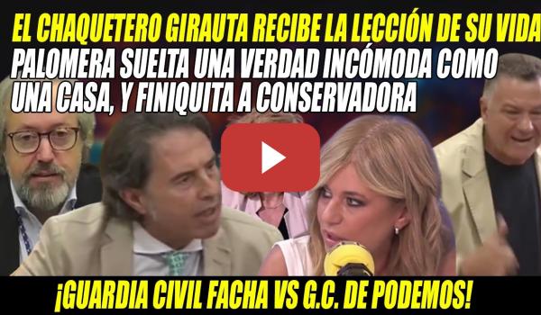 Embedded thumbnail for Girauta y Borja Mari de VOX se llevan AUTÉNTICA PA-LI-ZA💢VERDADES como PUÑOS de Palomera y Delgado