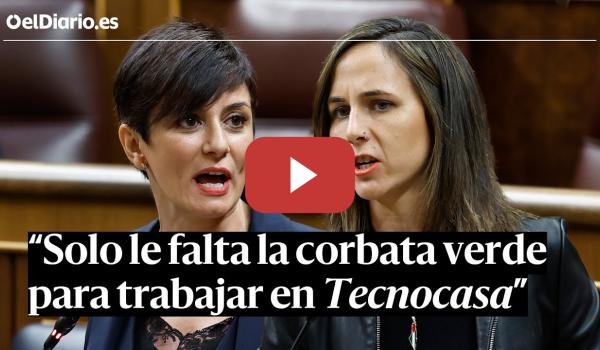 Embedded thumbnail for PODEMOS acusa al GOBIERNO de APOYAR a los RENTISTAS: &quot;Solo le falta la corbata verde de Tecnocasa&quot;