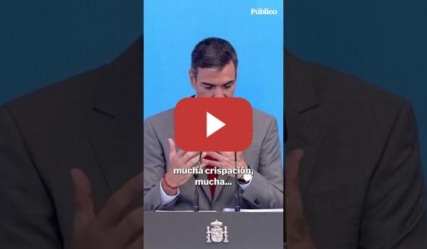 Embedded thumbnail for SÁNCHEZ: "En un contexto donde impera la lógica de recortar derechos, España defiende lo contrario"