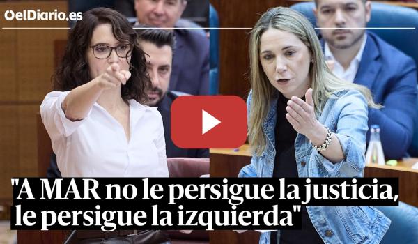 Embedded thumbnail for Ayuso defiende a MAR tras ser imputado: "No le persigue la justicia, le persigue la izquierda"