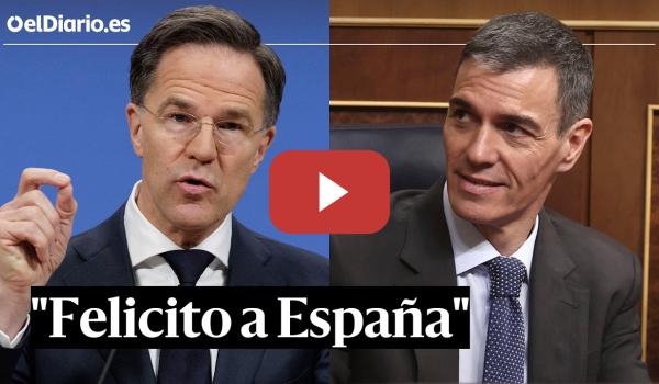 Embedded thumbnail for Mark Rutte felicita a España por cumplir con la OTAN pese a las presiones de Donald Trump