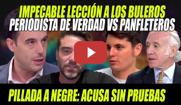 Embedded thumbnail for PILLADA y LECCIÓN para ENMARCAR a Inda, Javier Negre y COMPAÑÍA del PERIODISTA Víctor García👏