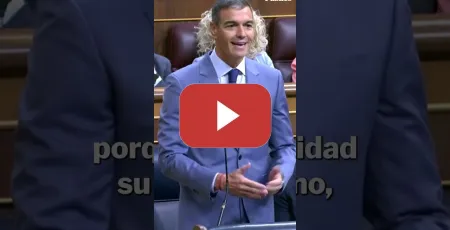 Embedded thumbnail for Pedro Sánchez, a Feijóo: "Su patriotismo es de quita y pon. Es pura fachada"