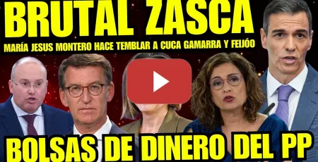 Embedded thumbnail for ¡ZASCA! MARÍA JESÚS MONTERO DEJA EN RIDÍCULO A CUCA GAMARRA "FEIJÓO Y PP SOLO QUIEREN ROBAR"