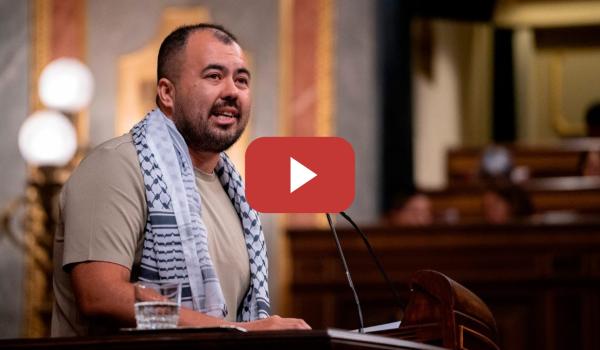 Embedded thumbnail for No se puede subir a esta tribuna sin condenar el genocidio en Palestina - Nahuel González