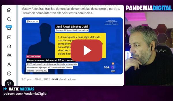 Embedded thumbnail for Roban la democracia por unas horas en Extremadura. Dimite jefe redes VOX. Condenado Inda