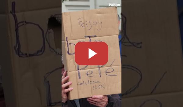 Embedded thumbnail for Decenas de personas se concentraron frente al Congreso para mostrar su rechazo al proyecto de Altri