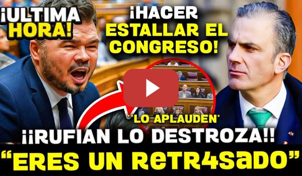 Embedded thumbnail for 💥 RUFIÁN HUMILLA A ORTEGA SMITH Y ABASCAL: ¡VOX SE QUEDA HELADO TRAS SU REPASO BRUTAL!