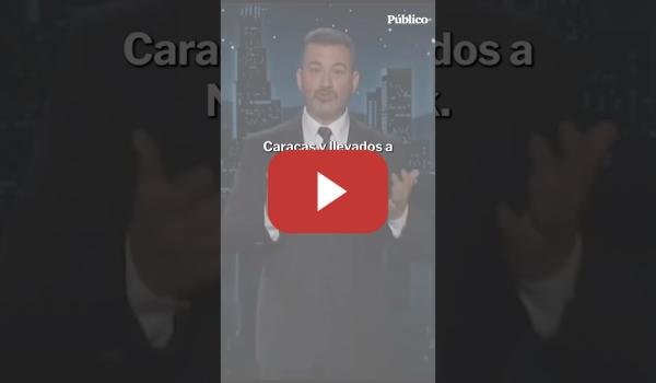Embedded thumbnail for Jimmy Kimmel  se suma a las críticas del secuestro de Nicolás Maduro por parte de Trump
