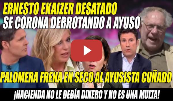 Embedded thumbnail for EKAIZER se CORONA con CHANCHULLOS de Ayuso y suNOVIO📢¡MENTIROSA,NO era una MULTA! Palomera FINIQUITA