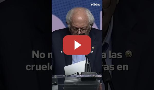 Embedded thumbnail for Bernie Sanders: “Basta de gastar millones en guerras y en el gobierno genocida de Netanyahu”
