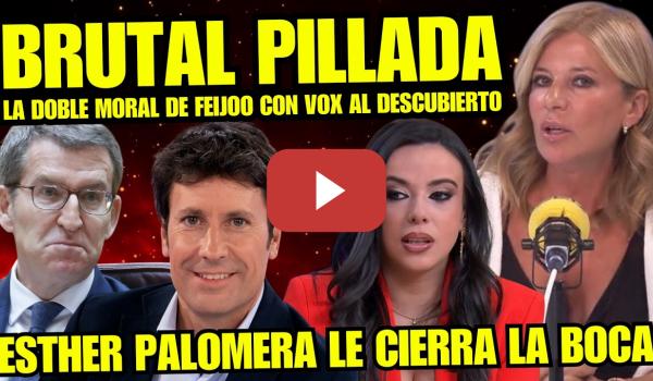 Embedded thumbnail for ¡BOMBAZO! ESTHER PALOMERA PILLA A FEIJOO CAMBIANDO DE OPINIÓN EN PACTOS CON VOX "VAN A PERDER VOTOS"