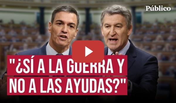 Embedded thumbnail for El rapapolvo de SÁNCHEZ a FEIJÓO: "Llevan dieciocho días equivocándose, rectifique"