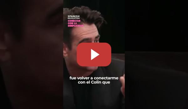 Embedded thumbnail for Colin Farrell: conectar con la simplicidad