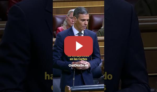Embedded thumbnail for Sánchez evita responder a los ataques de Feijóo: "Hoy es el día de las víctimas de la dana"