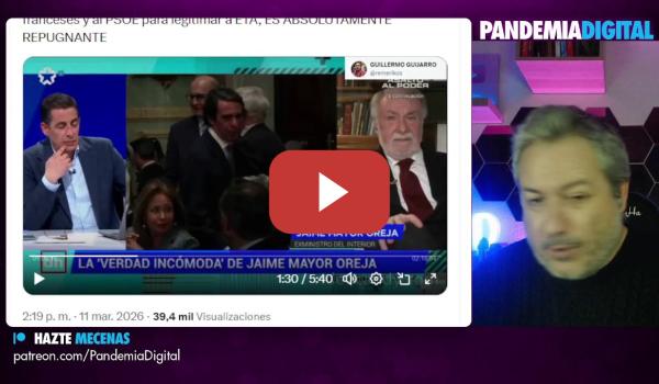 Embedded thumbnail for Censura Guerra Irán. 11M. ACOM y Risto me señalan. El viaje de Ayuso, Negre, Vito y Milei a NY