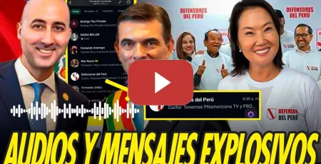 Embedded thumbnail for AUDIOS EXPLOSIVOS DE CERIMEDO Y LAS PRUEBAS DE SU TRABAJO PARA KEIKO EN PERÚ