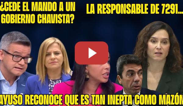 Embedded thumbnail for AYUSO RECONOCE que es TAN CULPABLE como MAZÓN. Manuel Rico, Santaolalla y Bernabé los FUNDEN!