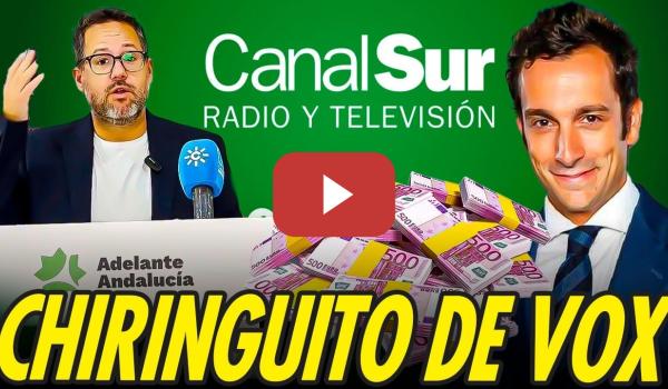 Embedded thumbnail for DENUNCIAN A ZANCAJO, RESPONSABLE DE PRENSA DE VOX POR COBRAR  DE CANAL SUR TRABAJANDO EN SU PARTIDO