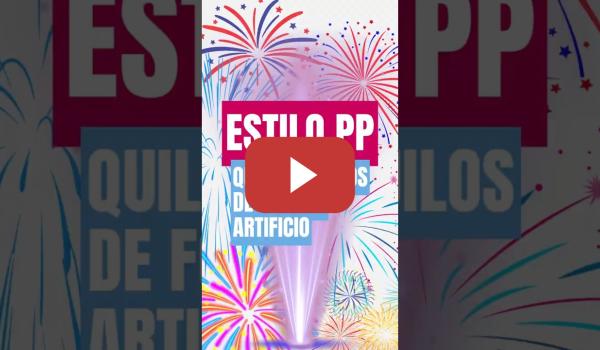 Embedded thumbnail for 🎆Estilo PP: quilos e quilos de fogos de artificio.🎆