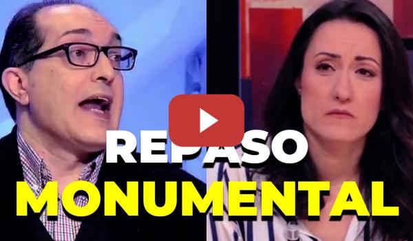 Embedded thumbnail for El comunista Villarroya deja sin palabras a una periodista de derechas en el programa Malas Lenguas