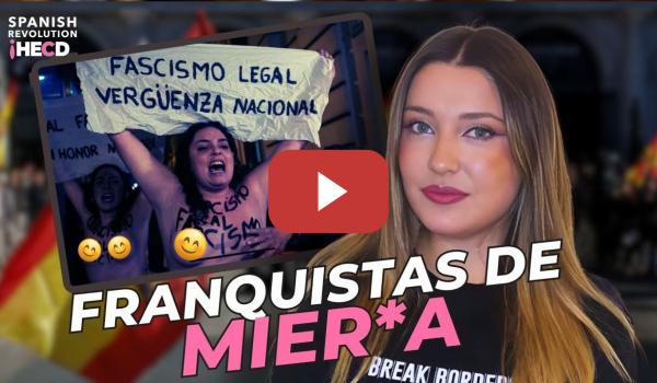 Embedded thumbnail for &quot;FRANQUISTAS de MIER*A&quot; 🔥 Marina Lobo arde contra las misas, los fachas y las agresiones del 20N