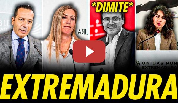 Embedded thumbnail for ELECCIONES EN EXTREMADURA: BATACAZO HISTÓRICO DEL PSOE, DIMITE GALLARDO Y EL PP CONTINÚA