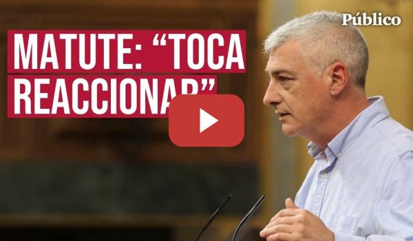 Embedded thumbnail for OSKAR MATUTE y su alegato contra el CAPITALISMO: "Sus guerras, nuestras crisis"