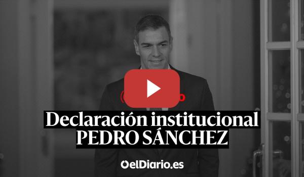 Embedded thumbnail for 🔴 DIRECTO | Declaración institucional de Pedro Sánchez